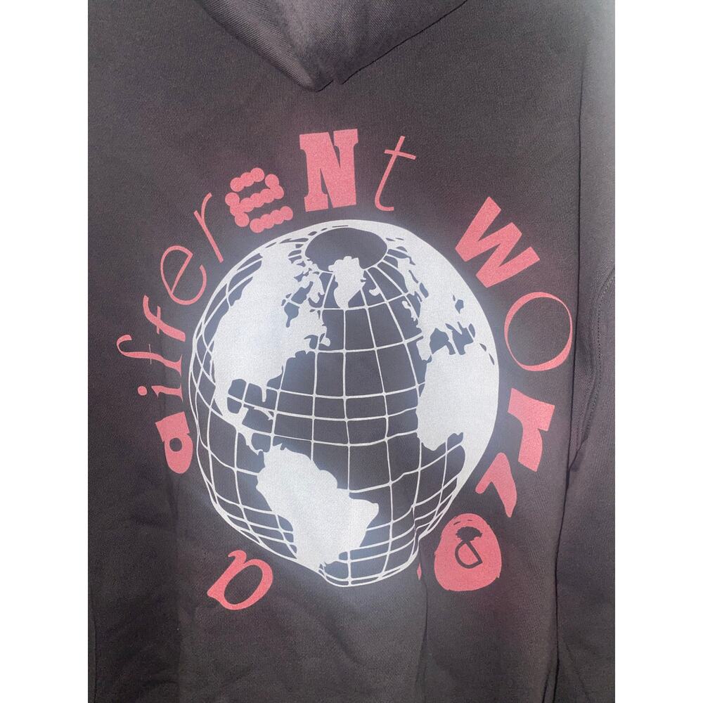 Homme + Femme Skeleton Circle of Life Black Hoodie French Terry - Picture 3 of 5